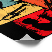 Trumpet Trumpeter Jazz Musician Boys Men Poster (Ecke)