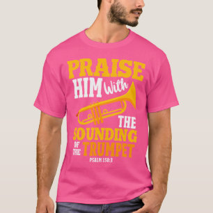 Trumpet Trumpeter loben ihn mit dem Geräuschen von T-Shirt