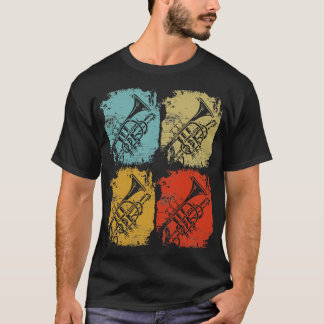 Trumpet Trumpeter Retro Vintag T-Shirt