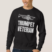 Trumpet Veteran 1 Sweatshirt (Vorderseite)