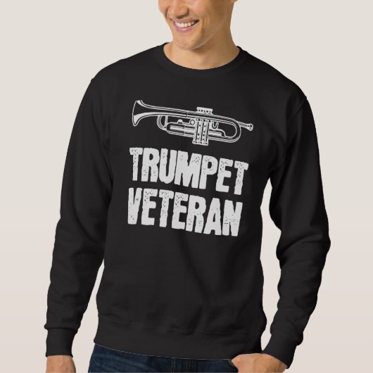 Trumpet Veteran 1 Sweatshirt (Vorderseite)