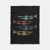 Trumpet Vintag Fleecedecke (Vorderseite)