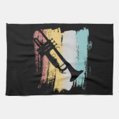 Trumpet Vintag Geschirrtuch (Horizontal)