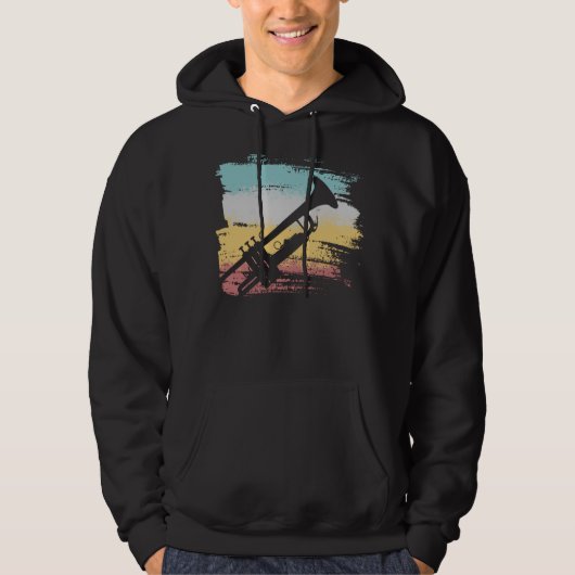 Trumpet Vintag Hoodie (Vorderseite)