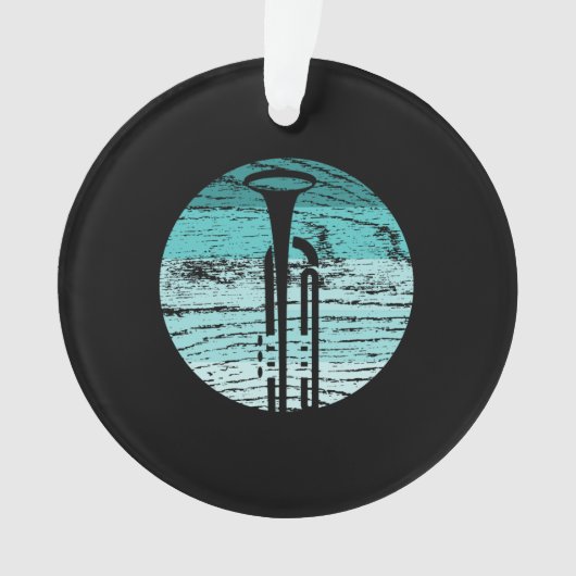 Trumpet Vintag Ornament (Vorderseite)