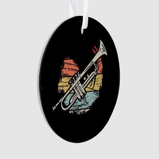 Trumpet Vintag Ornament (Vorderseite)