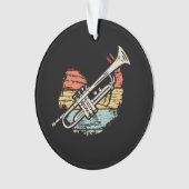 Trumpet Vintag Ornament (Vorderseite)