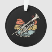 Trumpet Vintag Ornament (Vorderseite)