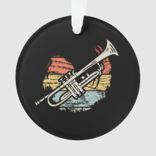 Trumpet Vintag Ornament