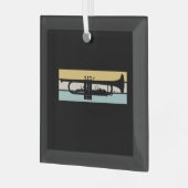 Trumpet Vintag Ornament Aus Glas (Vorderseite links)