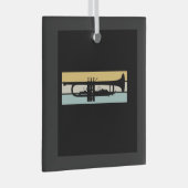 Trumpet Vintag Ornament Aus Glas (Vorderseite Rechts)