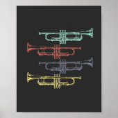 Trumpet Vintag Poster (Vorne)