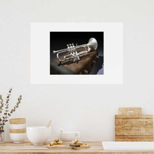 Trumpet zum Fall Poster (Küche)