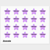 Trumpetaholic Life Star Sticker (Blatt)