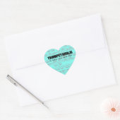 Trumpetaholische Heart Sticker (Umschlag)