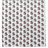 Trumpeter-Alice im Wunderland Duschvorhang (Vorderseite)