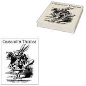 Trumpeter-Alice im Wunderland Gummistempel (Stempel)