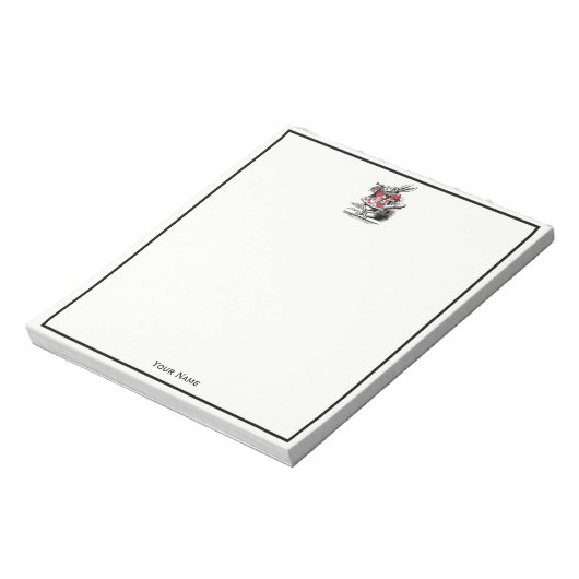 Trumpeter-Alice im Wunderland Notizblock (Rotiert)