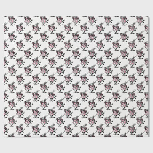 Trumpeter-Alice im Wunderland P Geschenkpapier (Flach)