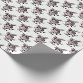 Trumpeter-Alice im Wunderland P Geschenkpapier (Ecke)