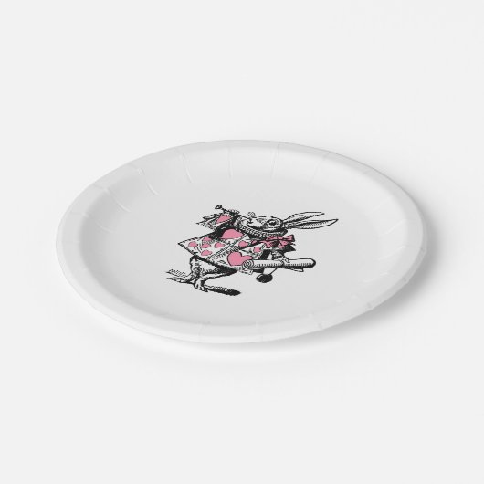 Trumpeter-Alice im Wunderland P Pappteller (Schrägansicht)