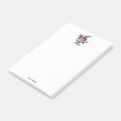 Trumpeter-Alice im Wunderland P Post-it Klebezettel (angewinkelt)