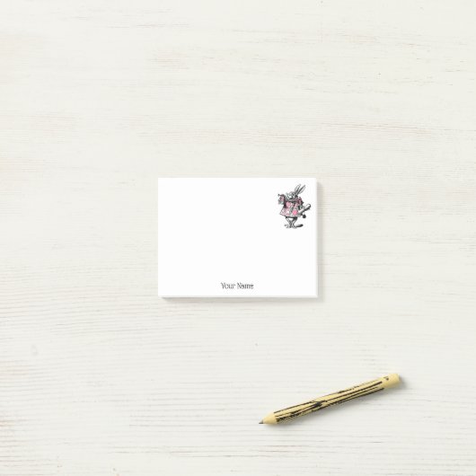 Trumpeter-Alice im Wunderland P Post-it Klebezettel (Auf Schreibtisch)