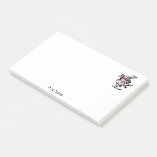 Trumpeter-Alice im Wunderland P Post-it Klebezettel (angewinkelt)