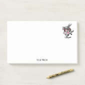 Trumpeter-Alice im Wunderland P Post-it Klebezettel (Auf Schreibtisch)