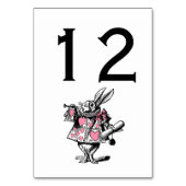 Trumpeter-Alice im Wunderland P Tischnummer (Rückseite)