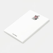 Trumpeter-Alice im Wunderland Post-it Klebezettel (angewinkelt)