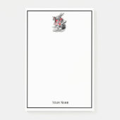 Trumpeter-Alice im Wunderland Post-it Klebezettel (Vorderseite)