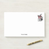 Trumpeter-Alice im Wunderland Post-it Klebezettel (Auf Schreibtisch)