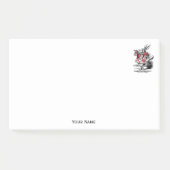 Trumpeter-Alice im Wunderland Post-it Klebezettel (Vorderseite)