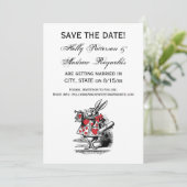 Trumpeter-Alice im Wunderland Save The Date (Stehend Vorderseite)