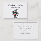 Trumpeter-Alice im Wunderland Visitenkarte (Vorne/Hinten)