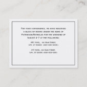 Trumpeter-Alice im Wunderland Visitenkarte (Rückseite)