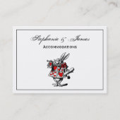 Trumpeter-Alice im Wunderland Visitenkarte (Vorderseite)