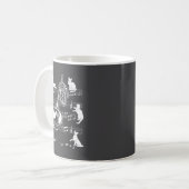 Trumpeter Cats For Cat Loving Trumpet Player  Kaffeetasse (Vorderseite Links)