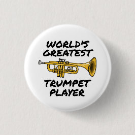 Trumpeter Funny, der größte Trumpetspieler der Wel Button