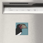 Trumpeter Hornbill Magnet (In Situ (Geschirrspüler))