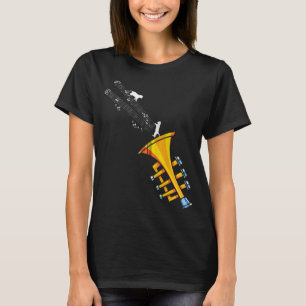 Trumpeter Jazz Musician Cat Pet Eltern Geschenk Id T-Shirt