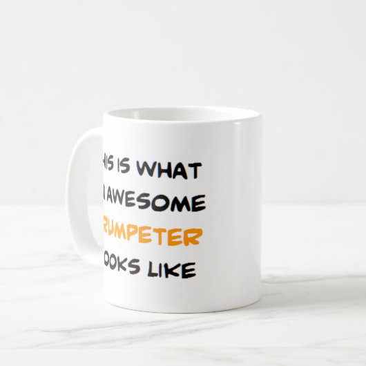 Trumpeter Kaffeetasse (Vorderseite Links)