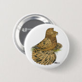 Trumpeter Pigeon Almond Button (Vorne & Hinten)
