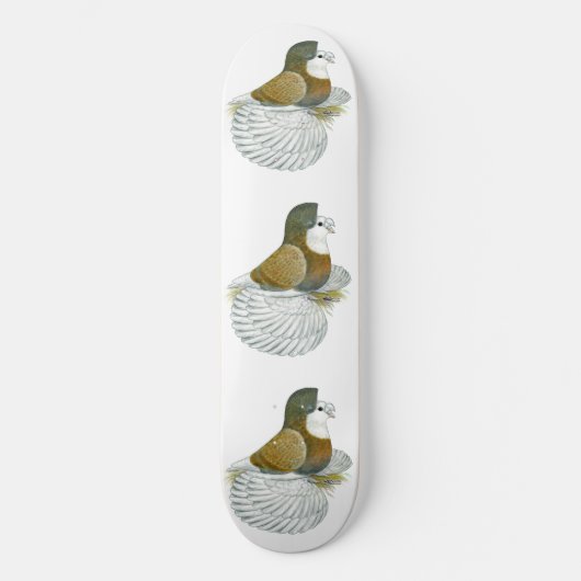 Trumpeter Pigeon AOC Baldhead Skateboard (Vorderseite)