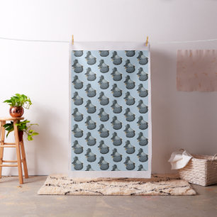 Trumpeter Pigeon Blue Barless Stoff