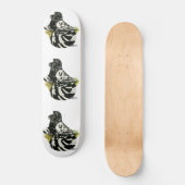 Trumpeter Pigeon Dark Splash Skateboard (Vorderseite)