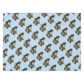 Trumpeter Pigeon Dark Splash Tischdecke (Vorderseite (Horizontal))