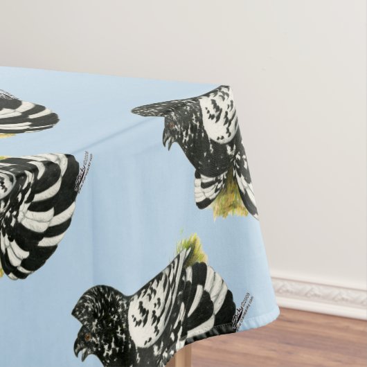 Trumpeter Pigeon Dark Splash Tischdecke (Beispiel)
