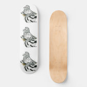 Trumpeter Pigeon Light Splash Skateboard (Vorderseite)